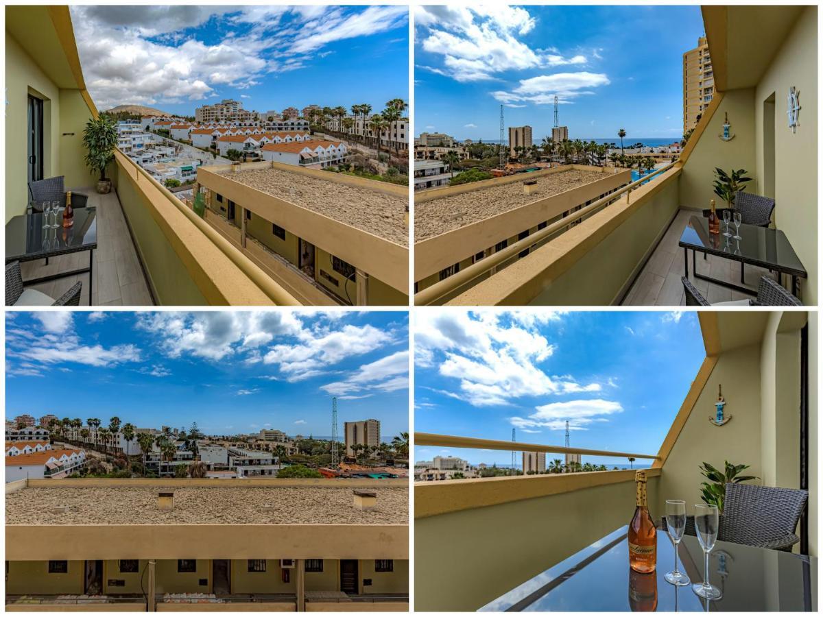Newly Reformed Apartment With Sea View And Pool, Near The Beach, In Playa De Las Americas Exterior photo