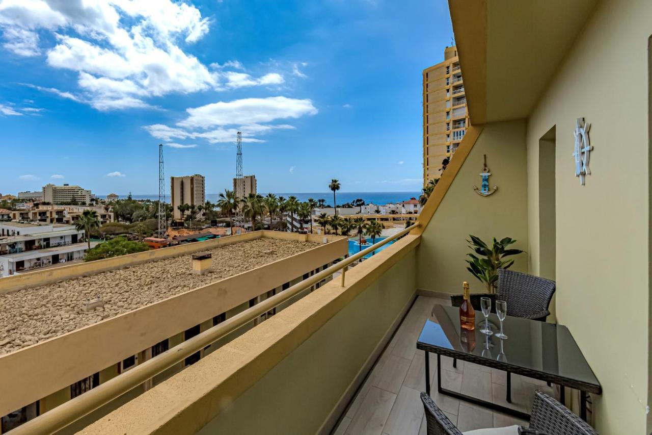 Newly Reformed Apartment With Sea View And Pool, Near The Beach, In Playa De Las Americas Exterior photo